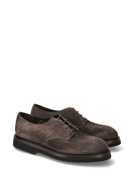 PREMIATA Scarpe Stringate Rain Horse In Suede Marrone - PREMIATA Super sconto