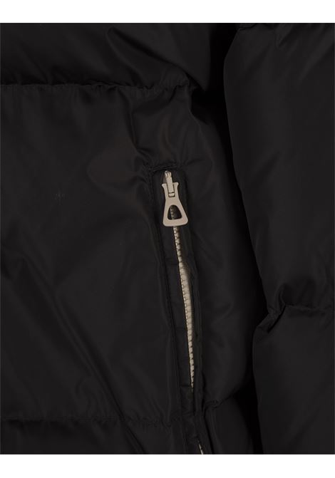 PALM ANGELS Piumino Nero Con Logo a Contrasto - PALM ANGELS Saldi Di Fabbrica