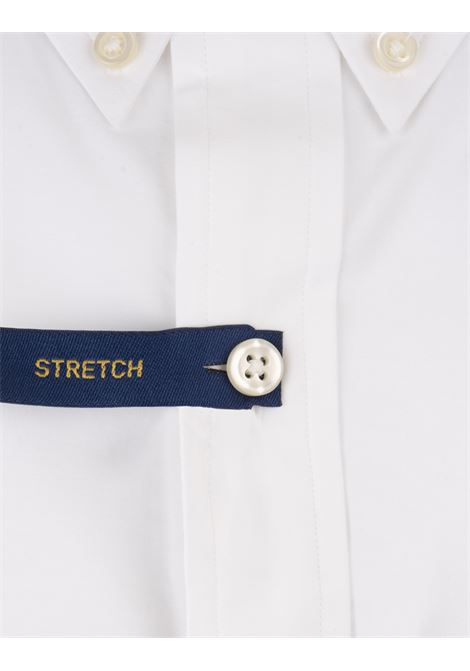 RALPH LAUREN Camicia Slim Fit In Cotone Stretch Bianco - RALPH LAUREN Italy