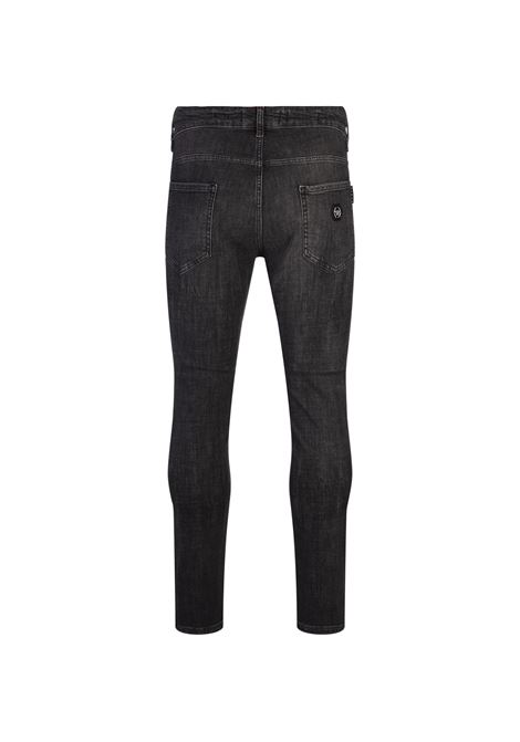 PHILIPP PLEIN Jeans Skinny In Denim Grey Splash - PHILIPP PLEIN Promozione