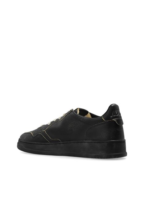AUTRY Sneakers Medalist Low Super Vintage In Pelle Nera - AUTRY Promozione
