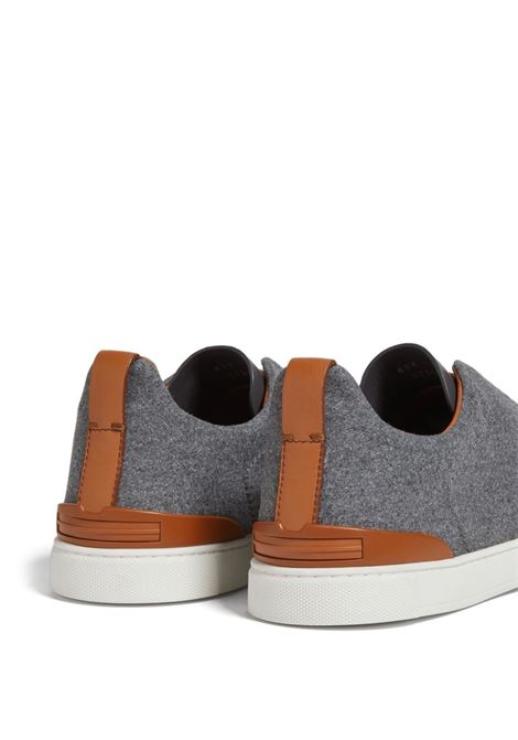 ZEGNA Sneakers #UseTheExisting Triple Stitch Grigie - ZEGNA Consegna Veloce