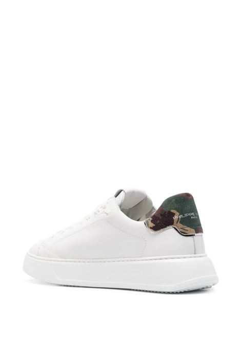 PHILIPPE MODEL Sneakers Basse Temple - Bianco e Camouflage - PHILIPPE MODEL Affare Del Giorno