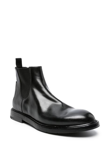 PREMIATA Stivaletti Chelsea In Pelle Spazzolata Nera - PREMIATA Sottocosto