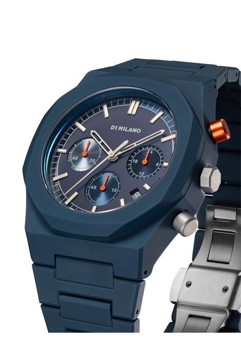 D1 MILANO Orologio Charcoal Neptune Blue Polychrono 40.5 mm - D1 MILANO 2025