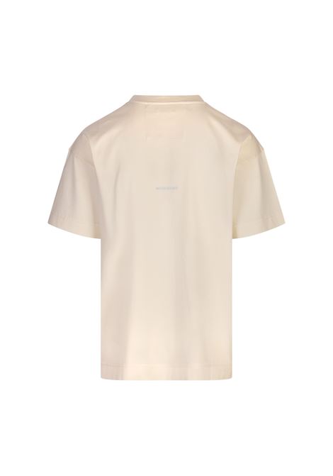 GIVENCHY T-Shirt Avorio Con Logo 4G Bicolore - GIVENCHY Negozio online di fabbrica