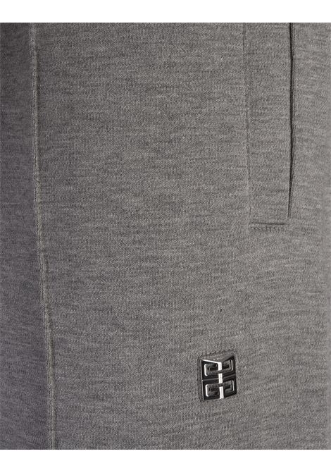 GIVENCHY Pantaloni Da Jogging Grigi Con Logo 4G In Metallo - GIVENCHY Promozione