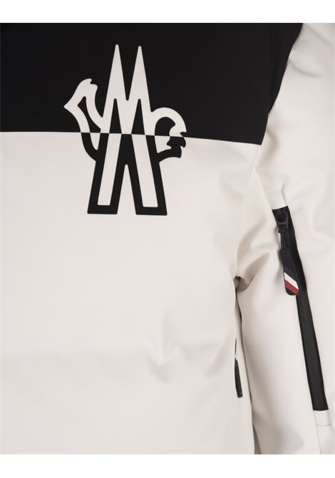 MONCLER GRENOBLE Piumino Curtis Bianco e Nero - MONCLER GRENOBLE Soddisfazione Garantita