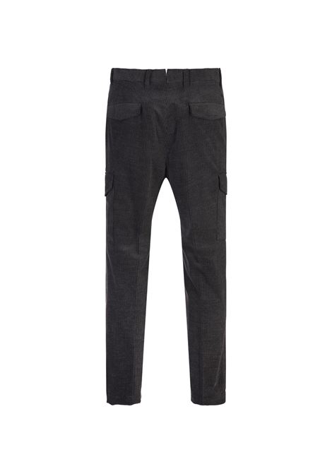 BOSS Pantaloni Cargo In Velluto a Coste Antracite - BOSS Qualità Garantita