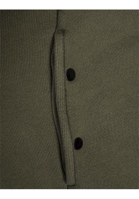 STONE ISLAND Felpa In Cotone Organico Con Struttura Diagonale ed Effetto "OLD" - STONE ISLAND Affare Del Giorno