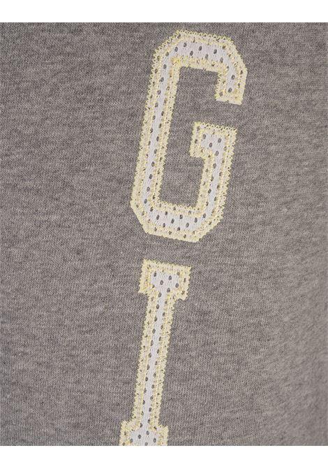GIVENCHY Bermuda Grigio Chiaro Melange Con Patch Logo - GIVENCHY Prezzo Ridotto