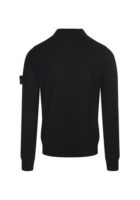 STONE ISLAND Maglione Girocollo In Lana Vergine Nera - STONE ISLAND Offerta Anniversario