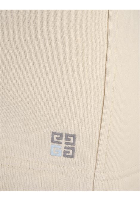 GIVENCHY Bermuda Avorio Con Logo 4G Bicolore - GIVENCHY Presa
