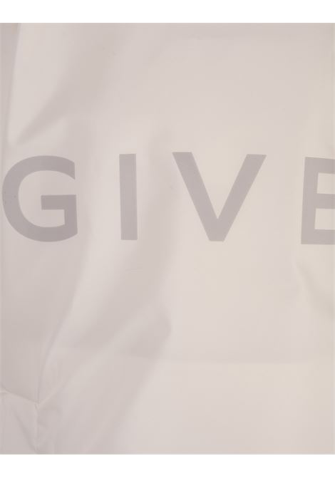 GIVENCHY Giacca a Vento In Tessuto Tecnico Off White - GIVENCHY Offerta