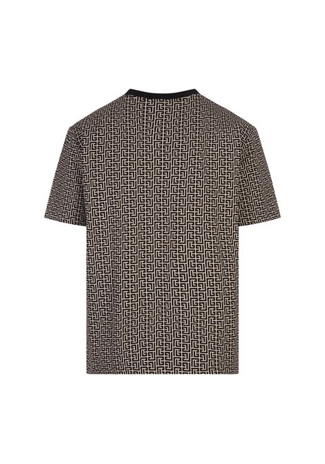 BALMAIN T-Shirt Monogram Con Etichetta Pierre Balmain - BALMAIN Economico