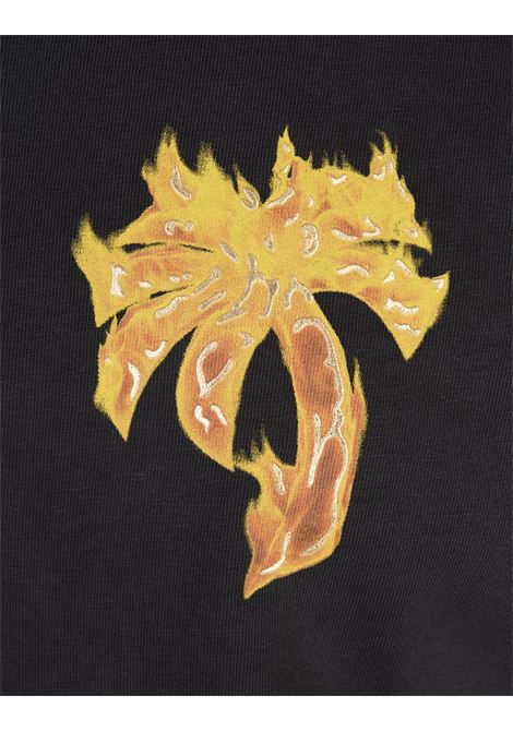 PALM ANGELS T-Shirt Burning Palm Nera - PALM ANGELS Outlet