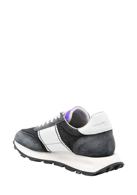 PHILIPPE MODEL Sneakers Running Tour Nere e Violetto - PHILIPPE MODEL Vendita Calda