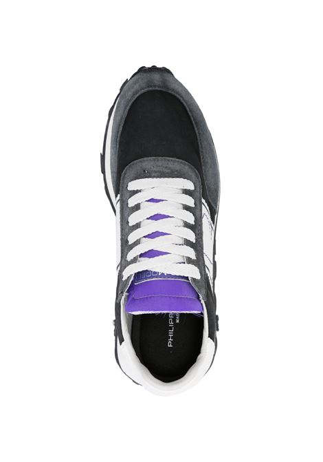 PHILIPPE MODEL Sneakers Running Tour Nere e Violetto - PHILIPPE MODEL Vendita Calda