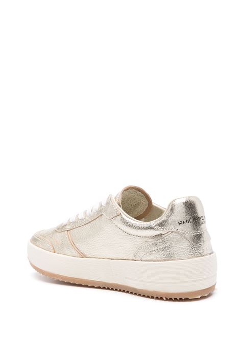 PHILIPPE MODEL Sneakers Nice Metallizzate Oro - PHILIPPE MODEL Saldi Di Fabbrica