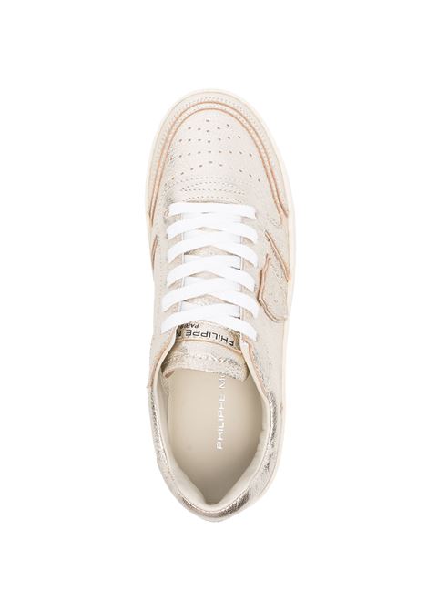 PHILIPPE MODEL Sneakers Nice Metallizzate Oro - PHILIPPE MODEL Saldi Di Fabbrica