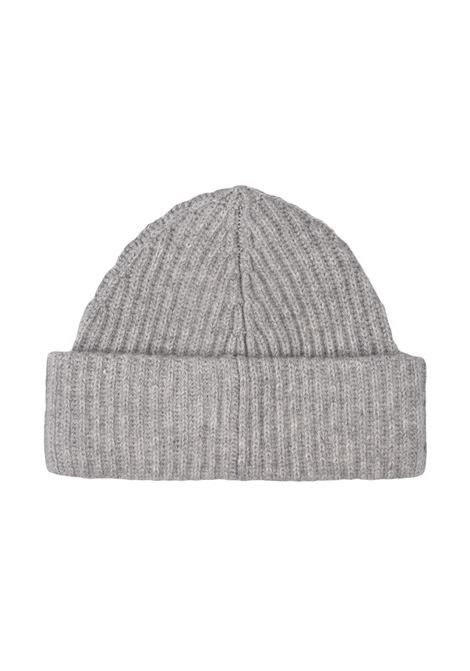 RALPH LAUREN Berretto Grigio In Lana e Cashmere Con Pony Ricamato - RALPH LAUREN Pezzi Unici