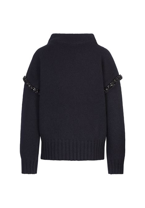 MAX MARA Maglia Gene Blu Navy - MAX MARA Prezzo Ridotto
