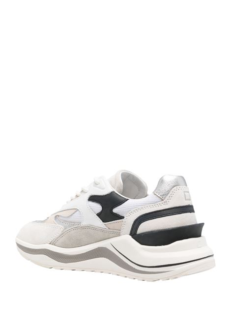 D.A.T.E. Sneakers Fuga Dragon Bianche-Argento - D.A.T.E Sottocosto