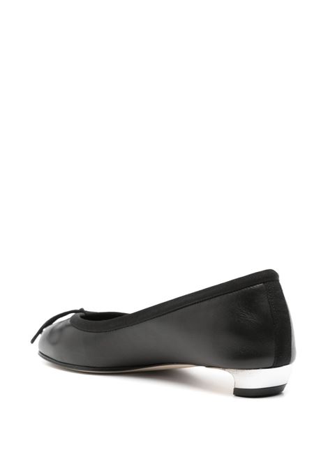 ALEXANDER MCQUEEN Ballerine Armadillo In Nero Oro e Argento - ALEXANDER MCQUEEN Presa