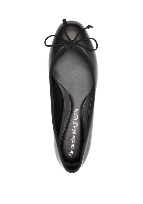 ALEXANDER MCQUEEN Ballerine Armadillo In Nero Oro e Argento - ALEXANDER MCQUEEN Presa