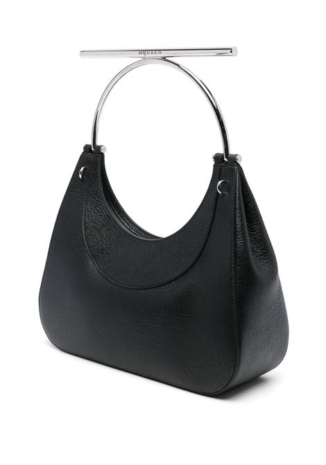 ALEXANDER MCQUEEN Borsa T-Bar Nera - ALEXANDER MCQUEEN In Vendita