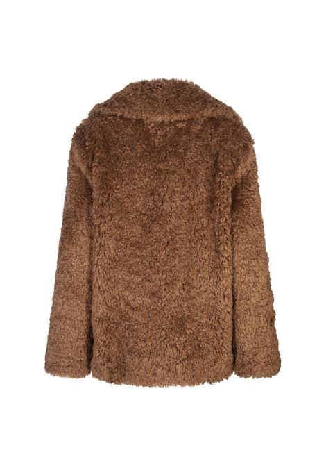 STELLA MCCARTNEY Cappotto In Teddy Cammello - STELLA MCCARTNEY Nuova