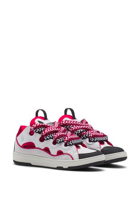 LANVIN Sneakers Curb Nere Fucsia e Bianche - LANVIN Qualità