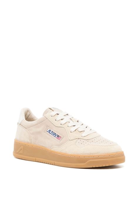 AUTRY Sneakers Medalist Low Super Vintage In Pelle Scamosciata Beige - AUTRY Vendita