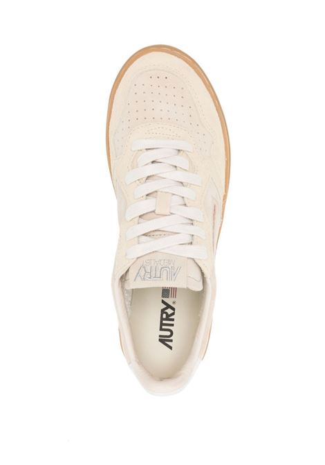 AUTRY Sneakers Medalist Low Super Vintage In Pelle Scamosciata Beige - AUTRY Vendita