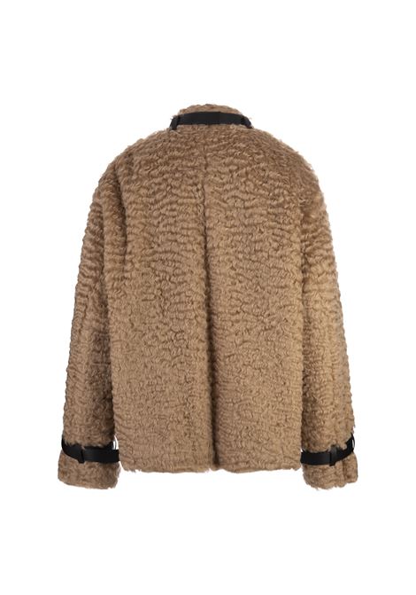 JIL SANDER Cappotto Corto In Mohair Gold Earth - JIL SANDER Qualità Garantita