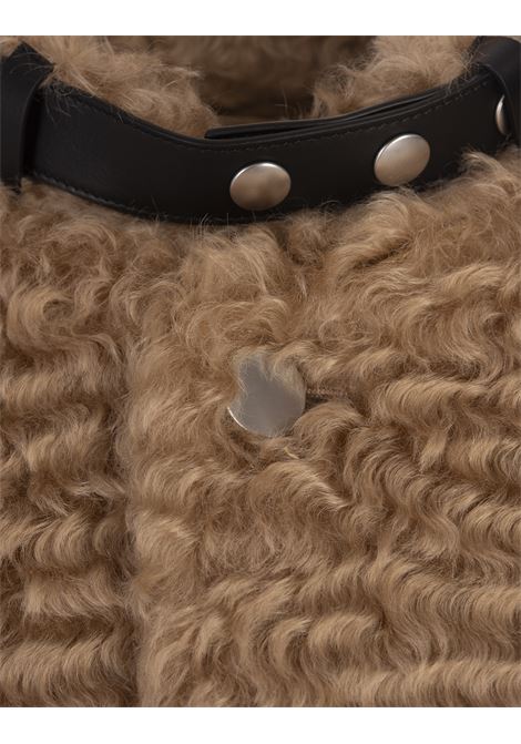 JIL SANDER Cappotto Corto In Mohair Gold Earth - JIL SANDER Qualità Garantita