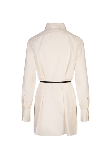 GIVENCHY Camicia Voyou Bianca Con Cintura - GIVENCHY Consegna Veloce