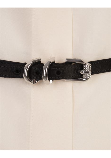 GIVENCHY Camicia Voyou Bianca Con Cintura - GIVENCHY Consegna Veloce