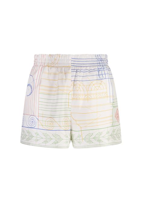 CASABLANCA Shorts In Seta Tennis Play in Progress - CASABLANCA Shopping Online