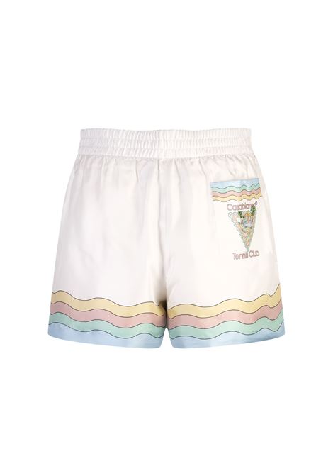 CASABLANCA Shorts In Seta Maison De Reve - CASABLANCA Presa