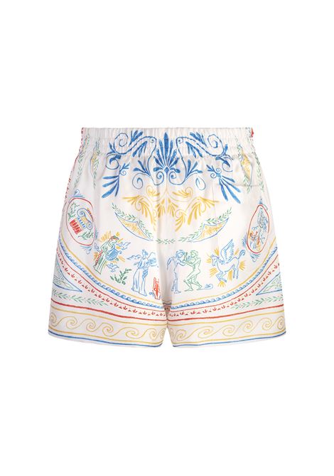 CASABLANCA Shorts In Seta Crayon Vase - CASABLANCA Sconto