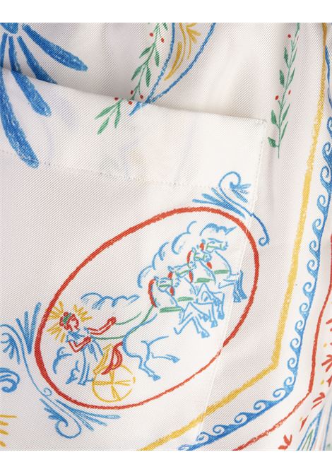 CASABLANCA Shorts In Seta Crayon Vase - CASABLANCA Sconto