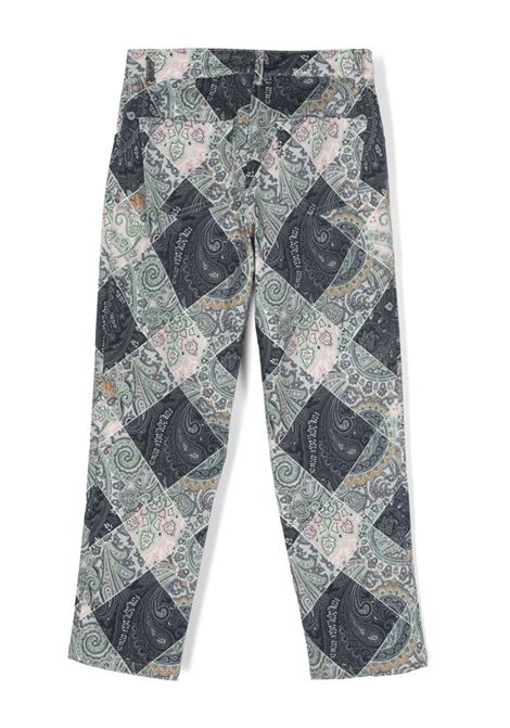 ETRO KIDS Jeans Paisley Blu Navy - ETRO KIDS Qualità