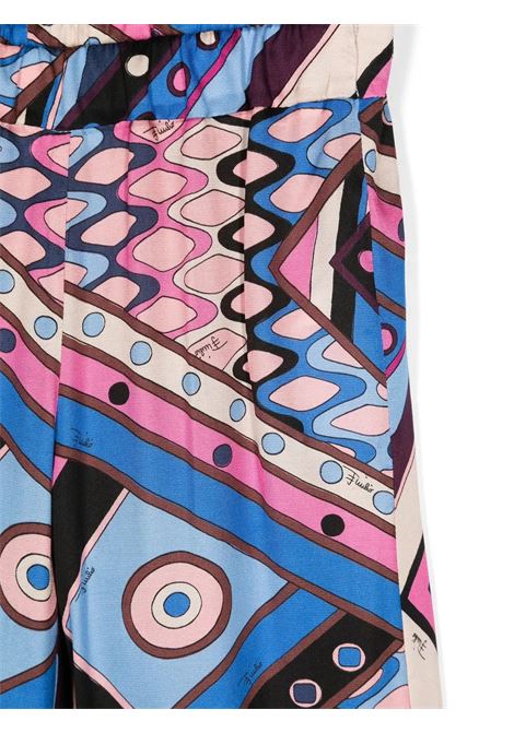 EMILIO PUCCI JUNIOR Pantaloni a Gamba Dritta Con Stampa Vivara - EMILIO PUCCI JUNIOR Consegna Veloce