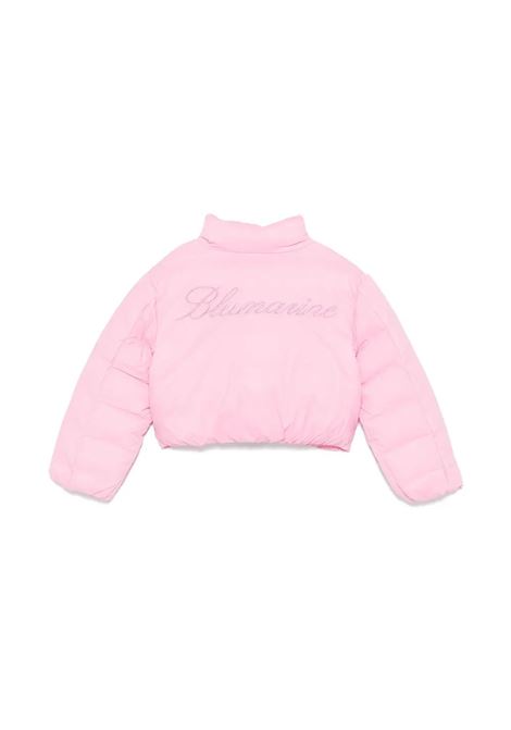 MISS BLUMARINE KIDS Giubbotto Rosa Con Logo Dietro - MISS BLUMARINE KIDS Fino Al -60%