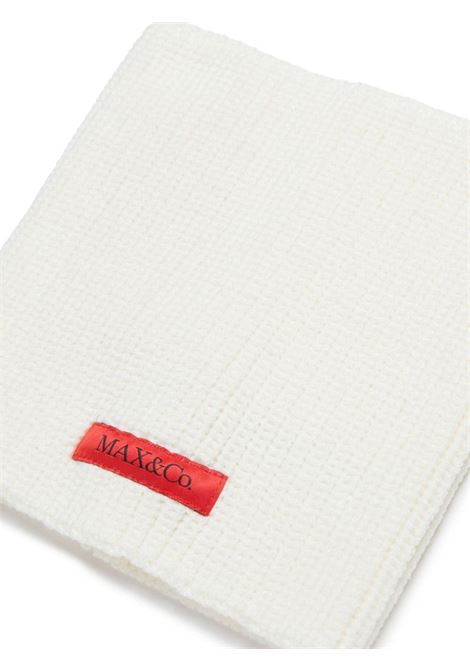 MAX&CO. KIDS Scaldacollo Bianco Con Etichetta Logo - MAX&CO. KIDS Prezzo Ridotto