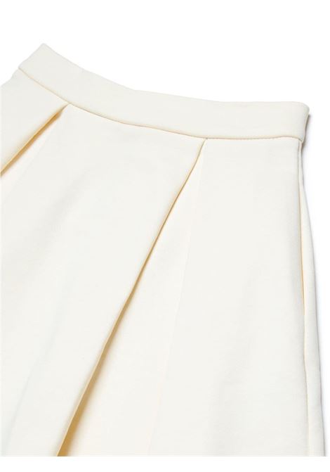 MAX&CO. KIDS Gonna Corta a Pieghe Bianca - MAX&CO. KIDS Outlet