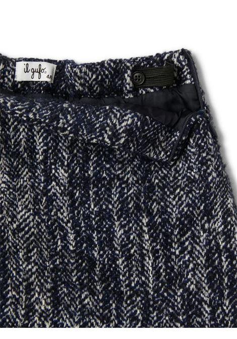 IL GUFO Gonna In Tweed Blu - IL GUFO Nuovo