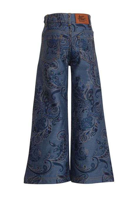 ETRO KIDS Jeans Svasati Paisley Blu Navy - ETRO KIDS Qualità