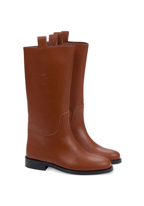ETRO KIDS Stivali Pegaso Marroni - ETRO KIDS Pezzi Unici